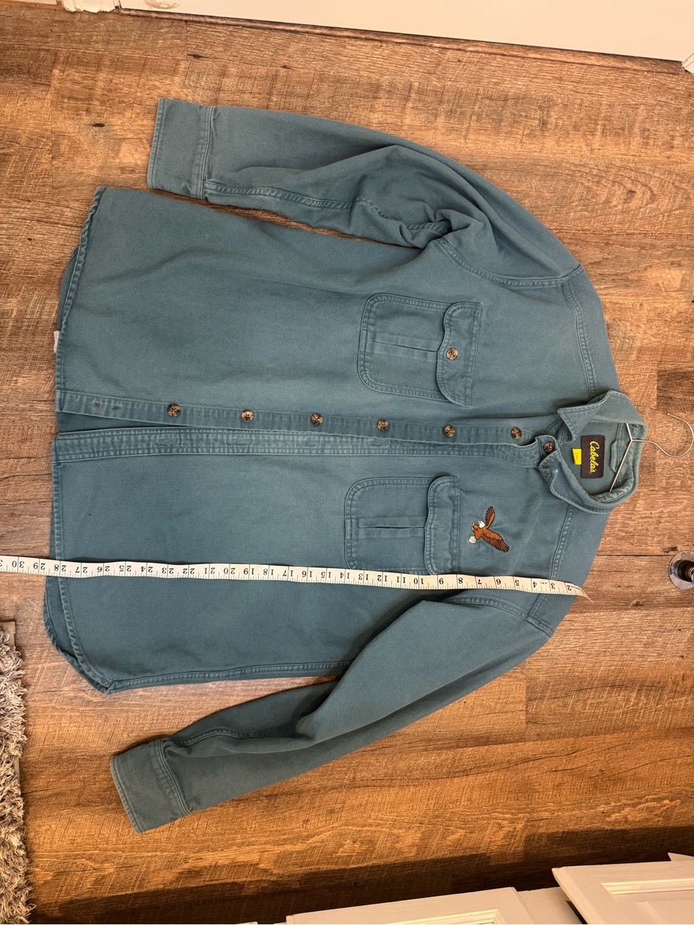 Cabela’s Men's Teal Button-Up Work Shirt Jacket
